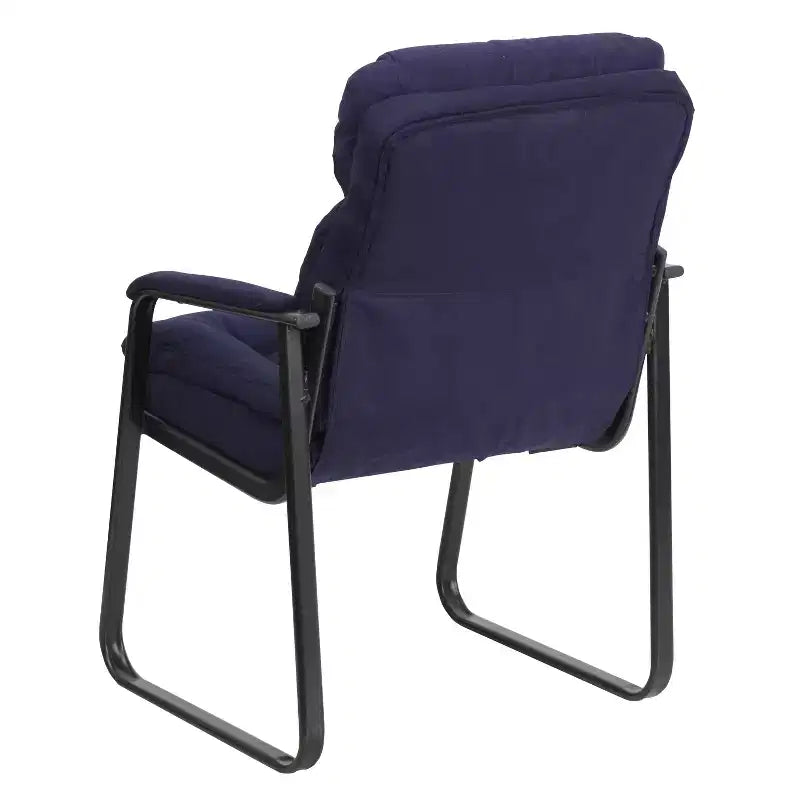 Flash Furniture Fauteuil d'accueil Executive avec support lombaire et piétement luge
