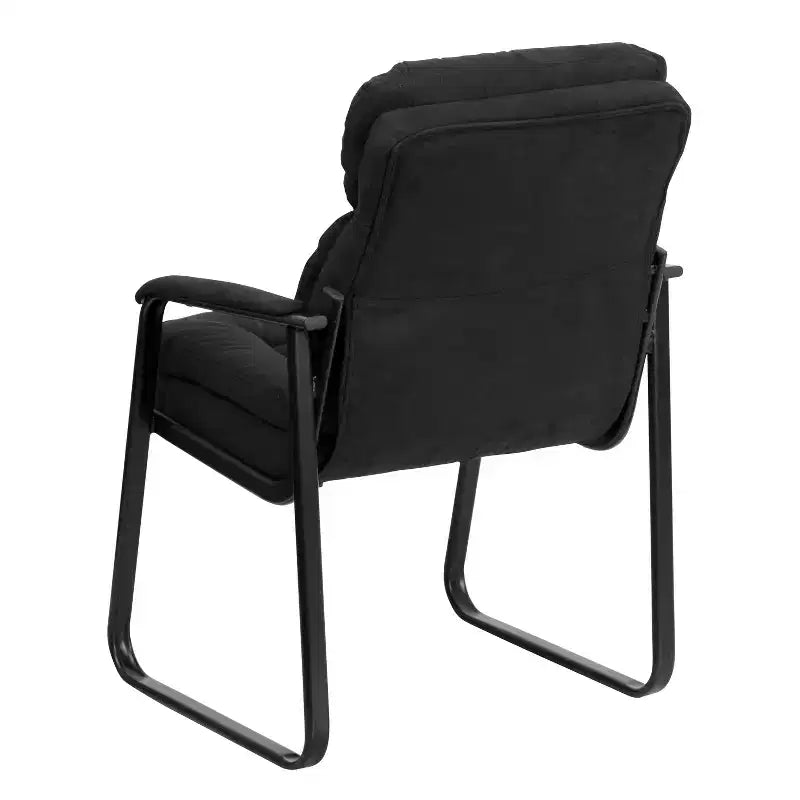 Flash Furniture Fauteuil d'accueil Executive avec support lombaire et piétement luge