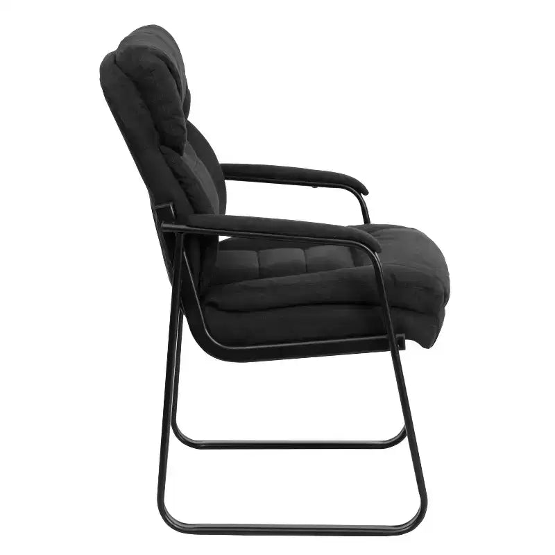 Flash Furniture Fauteuil d'accueil Executive avec support lombaire et piétement luge