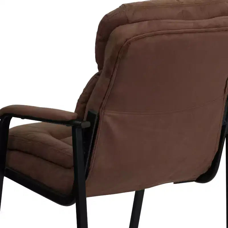 Flash Furniture Fauteuil d'accueil Executive avec support lombaire et piétement luge