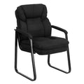 Flash Furniture Fauteuil d'accueil Executive avec support lombaire et piétement luge