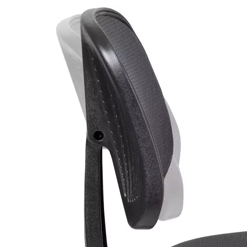 Chaise de bureau Flash Furniture Flash Fundamentals pivotante en maille à dossier mi-hauteur avec dossier pivotant et accoudoirs