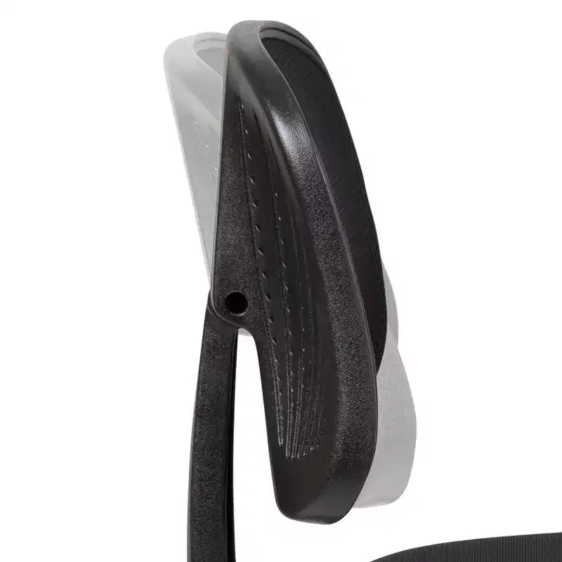Chaise de bureau Flash Furniture Flash Fundamentals pivotante en maille à dossier mi-hauteur avec dossier pivotant et accoudoirs