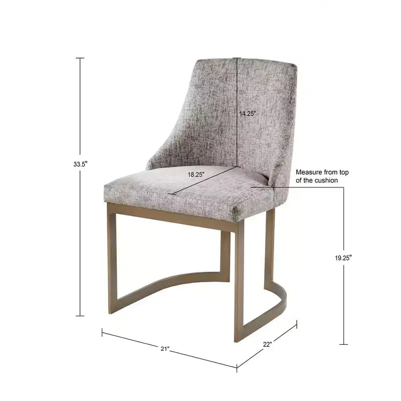 Lot de 2 chaises de salle à manger Thornton