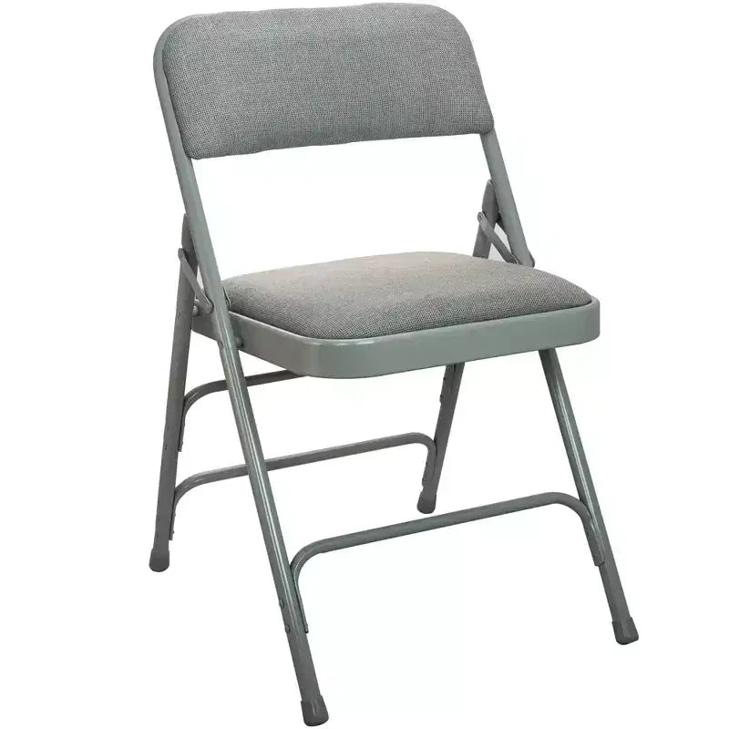 Chaise pliante Flash Furniture Advantage en métal rembourrée - Assise en tissu