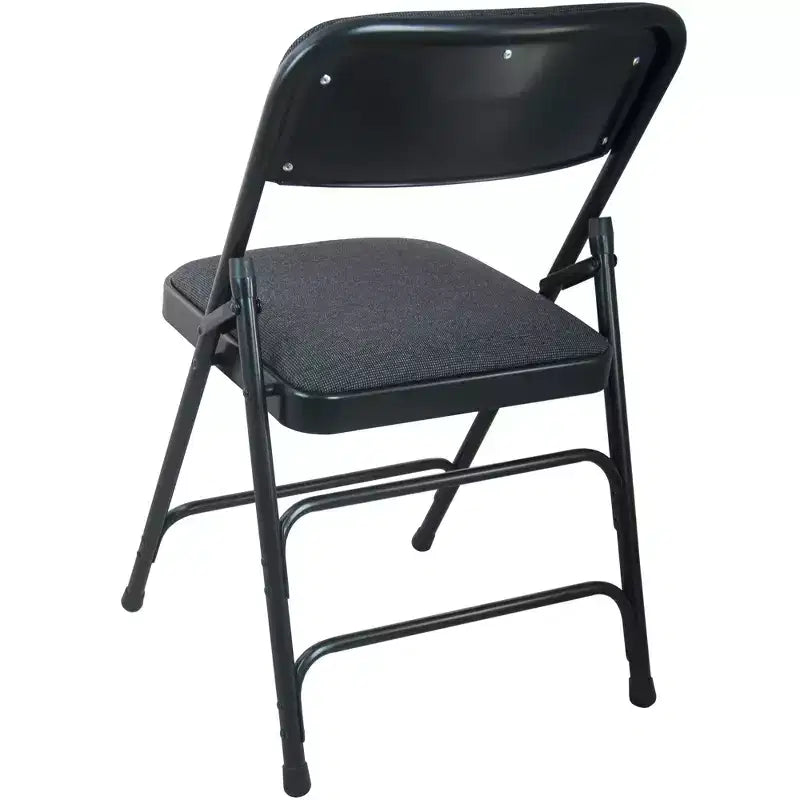 Chaise pliante Flash Furniture Advantage en métal rembourrée - Assise en tissu