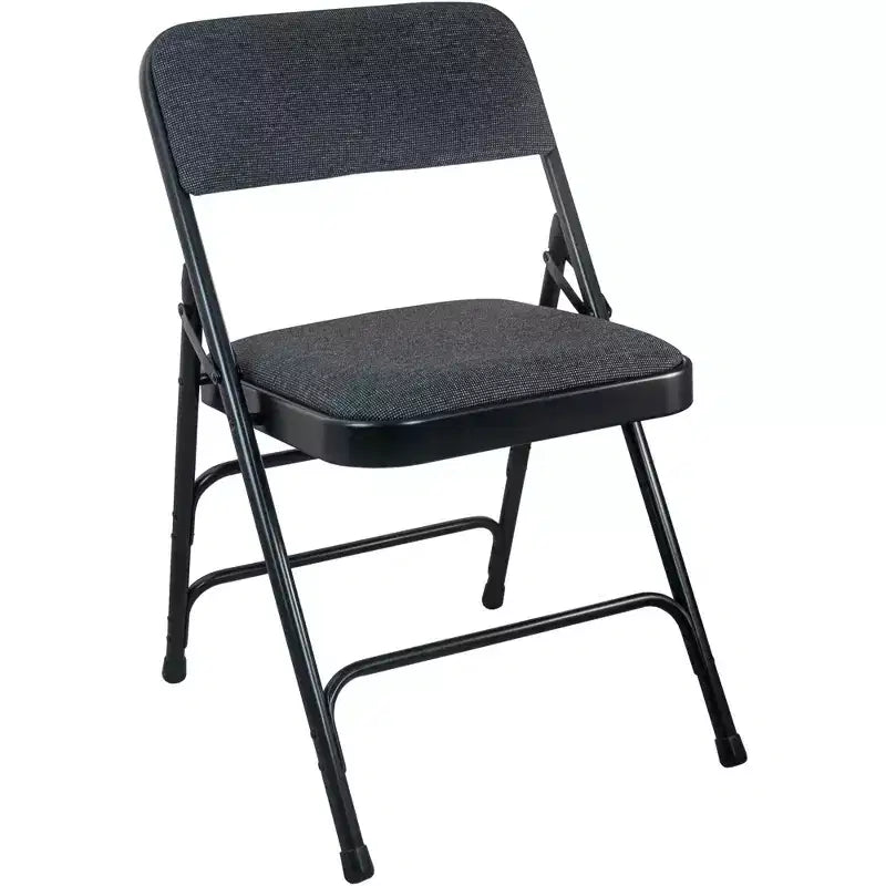 Chaise pliante Flash Furniture Advantage en métal rembourrée - Assise en tissu
