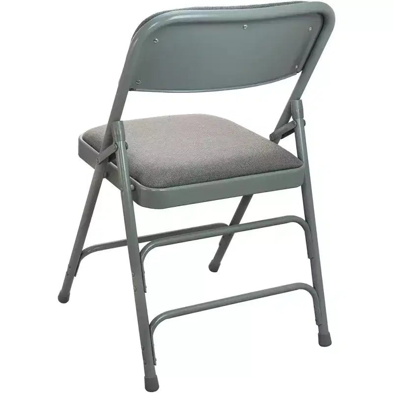 Chaise pliante Flash Furniture Advantage en métal rembourrée - Assise en tissu