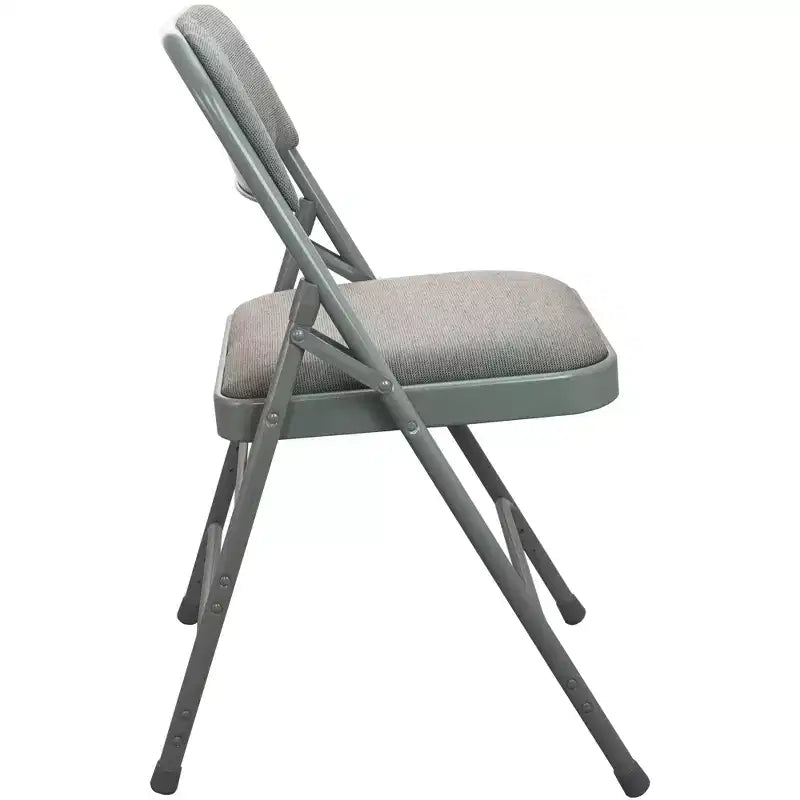 Chaise pliante Flash Furniture Advantage en métal rembourrée - Assise en tissu