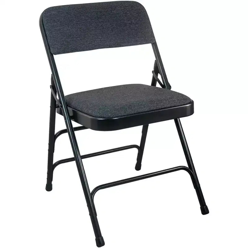 Chaise pliante Flash Furniture Advantage en métal rembourrée - Assise en tissu