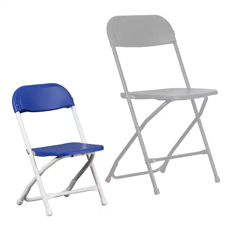 Flash Furniture Lot de 2 chaises pliantes en plastique pour enfants
