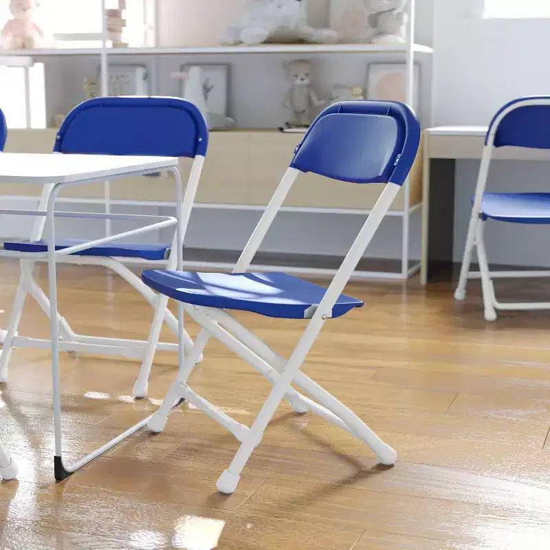 Flash Furniture Lot de 2 chaises pliantes en plastique pour enfants