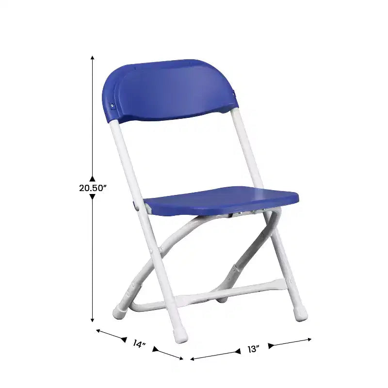 Flash Furniture Lot de 2 chaises pliantes en plastique pour enfants