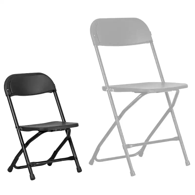 Flash Furniture Lot de 2 chaises pliantes en plastique pour enfants
