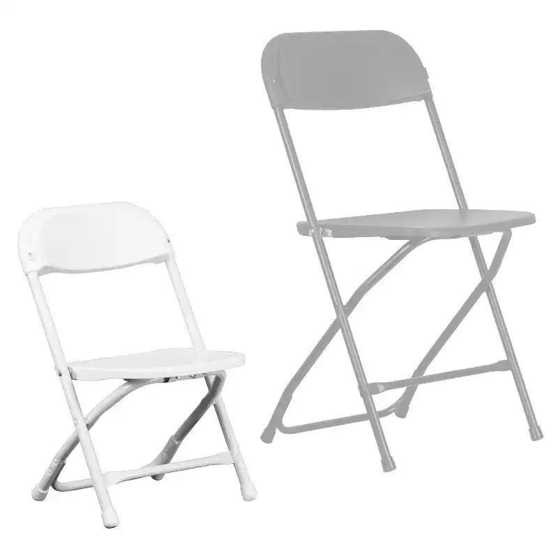 Flash Furniture Lot de 2 chaises pliantes en plastique pour enfants