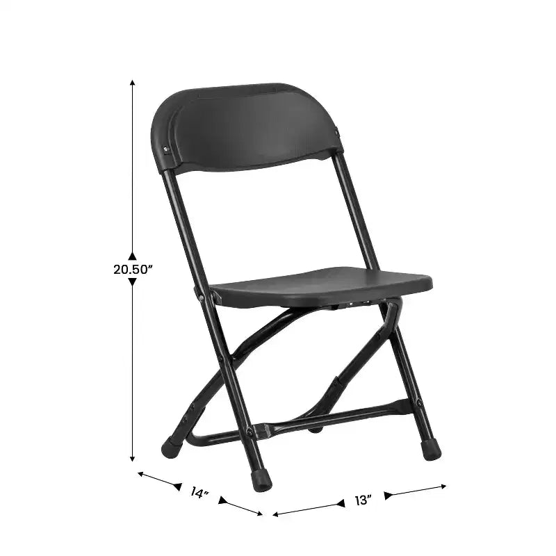 Flash Furniture Lot de 2 chaises pliantes en plastique pour enfants
