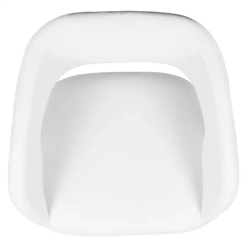 Flash Furniture Tabouret de bar contemporain en vinyle, réglable en hauteur, avec dossier mi-haut arrondi, ensemble de 2