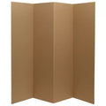6 Cardboard Room Divider 4 Panel - Oriental Furniture