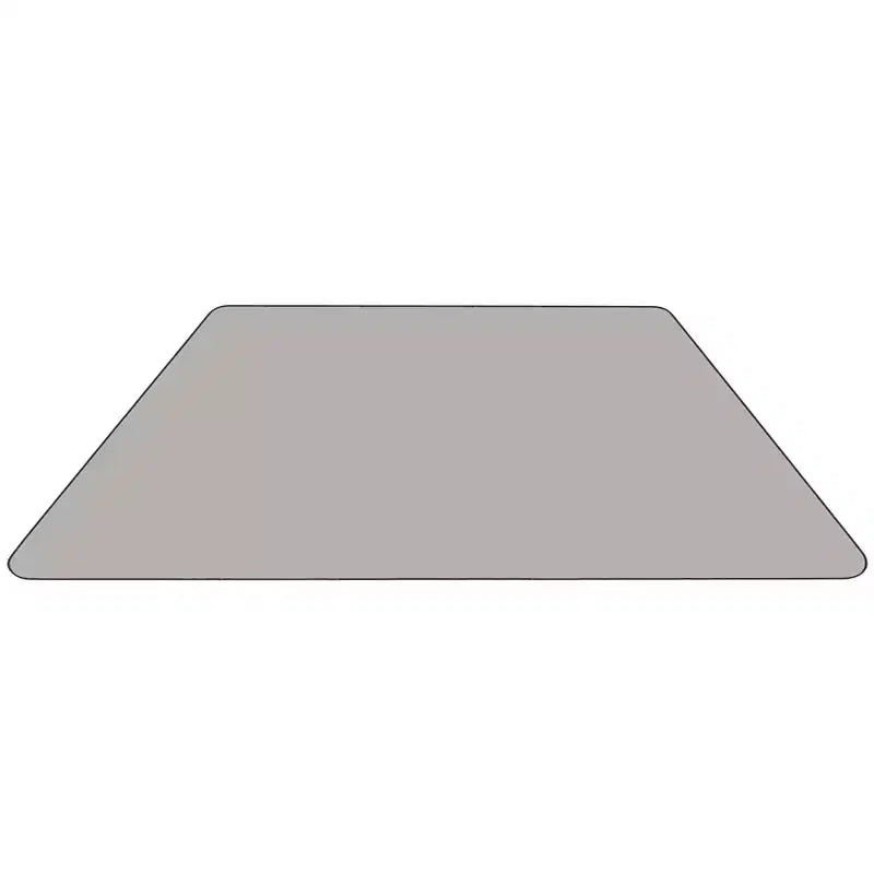 Table d'activités réglable trapézoïdale gris HP stratifié 22,5x45 Emma et Oliver Mobile