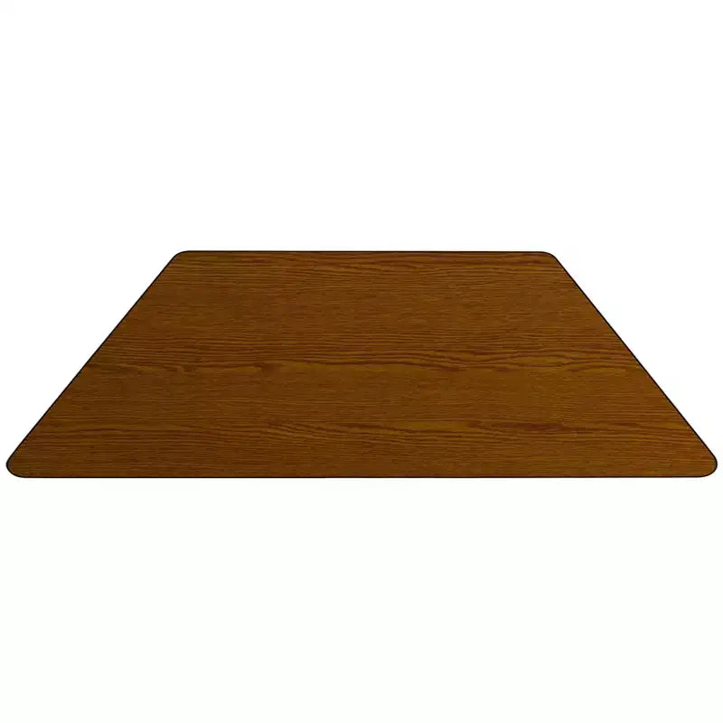 Table d'activités réglable trapézoïdale gris HP stratifié 22,5x45 Emma et Oliver Mobile