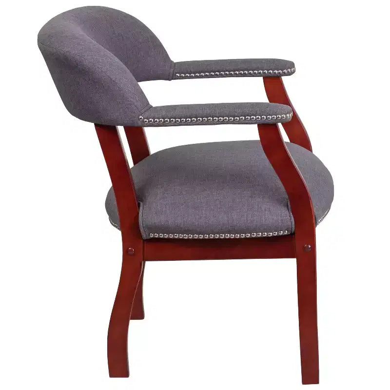 Siège de conférence Emma et Oliver avec clous décoratifs