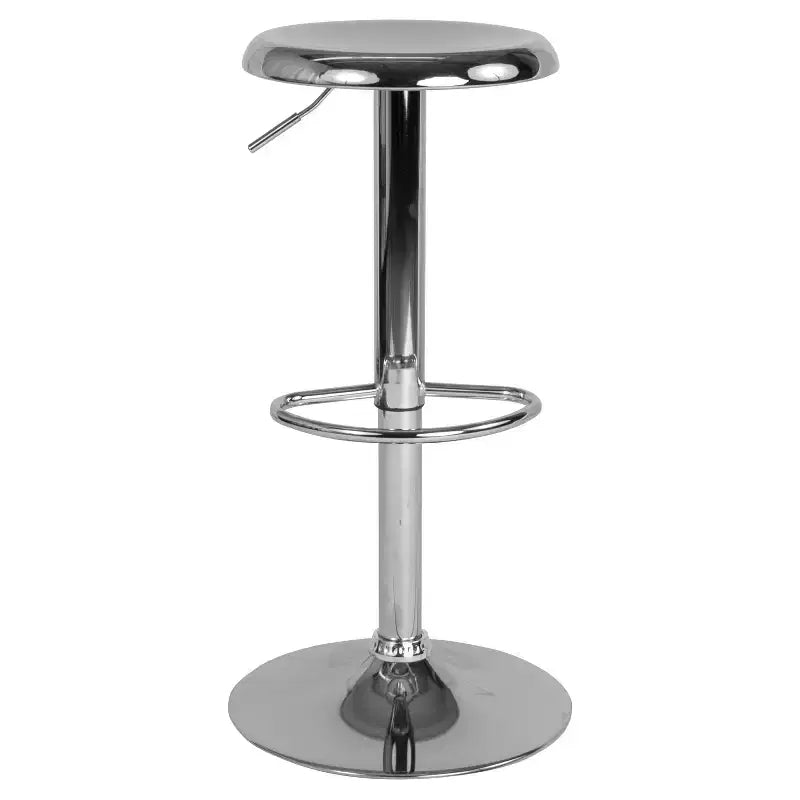 Tabouret de bar rétro Emma et Oliver à hauteur réglable