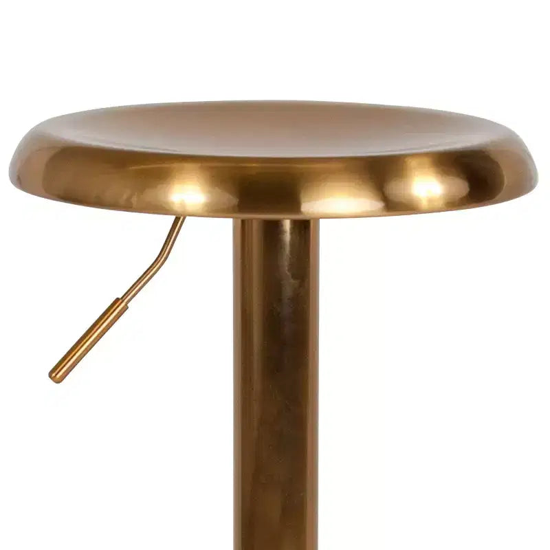 Tabouret de bar rétro Emma et Oliver à hauteur réglable