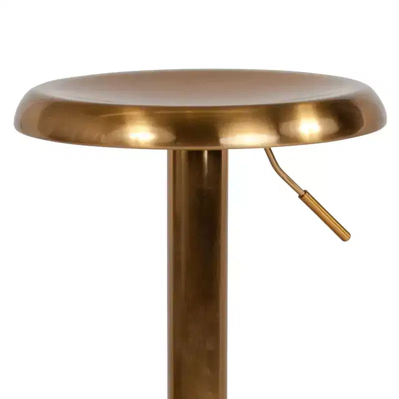 Tabouret de bar rétro Emma et Oliver à hauteur réglable
