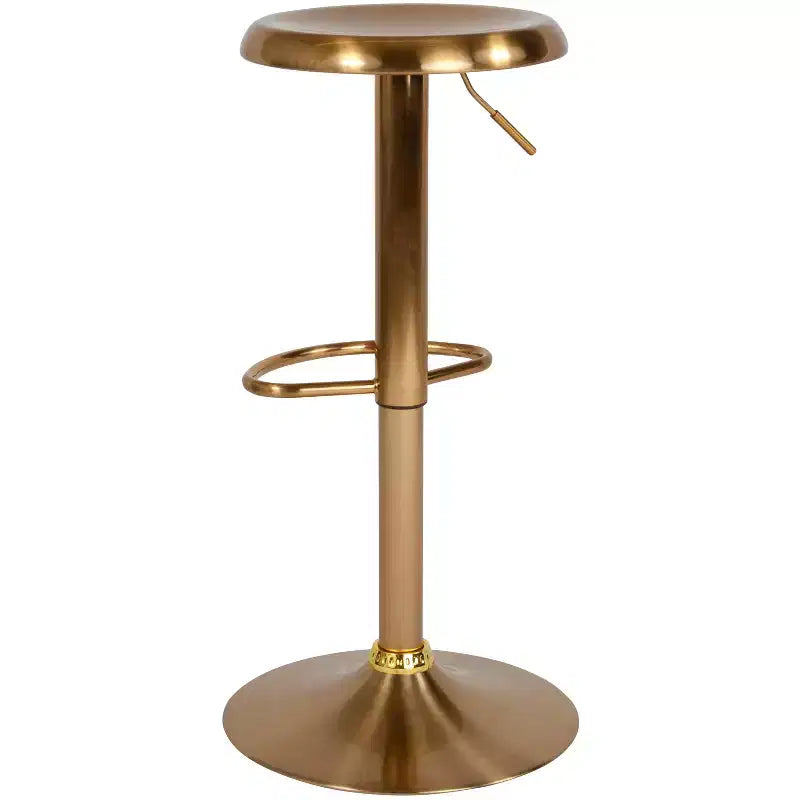 Tabouret de bar rétro Emma et Oliver à hauteur réglable