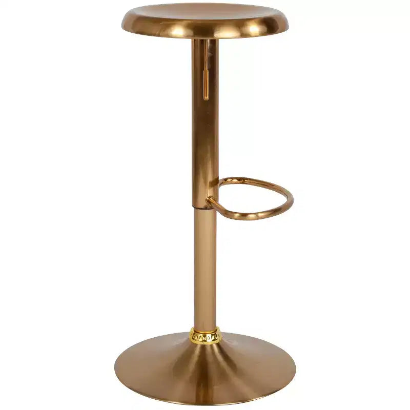 Tabouret de bar rétro Emma et Oliver à hauteur réglable
