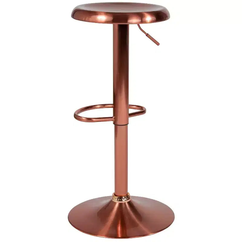 Tabouret de bar rétro Emma et Oliver à hauteur réglable
