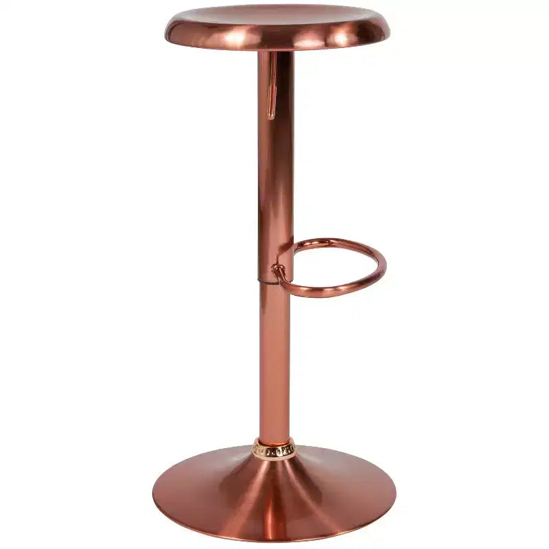Tabouret de bar rétro Emma et Oliver à hauteur réglable