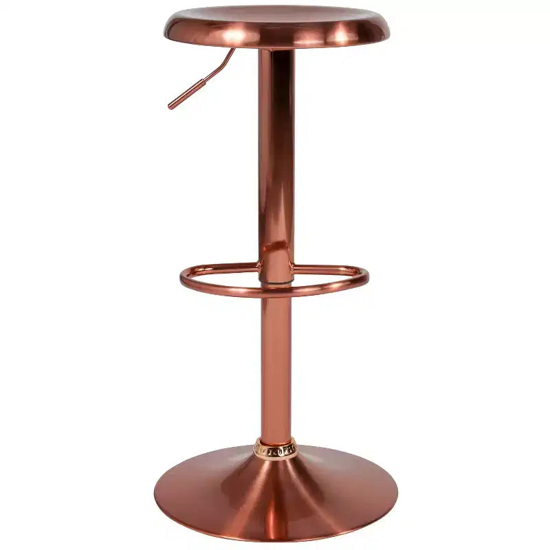 Tabouret de bar rétro Emma et Oliver à hauteur réglable