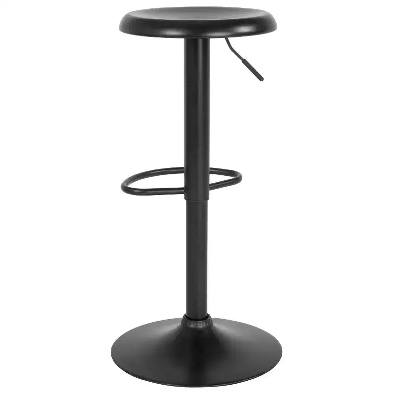 Tabouret de bar rétro Emma et Oliver à hauteur réglable