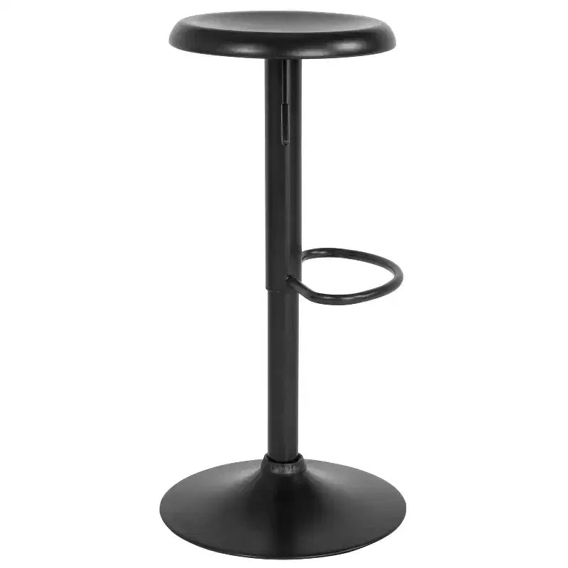 Tabouret de bar rétro Emma et Oliver à hauteur réglable