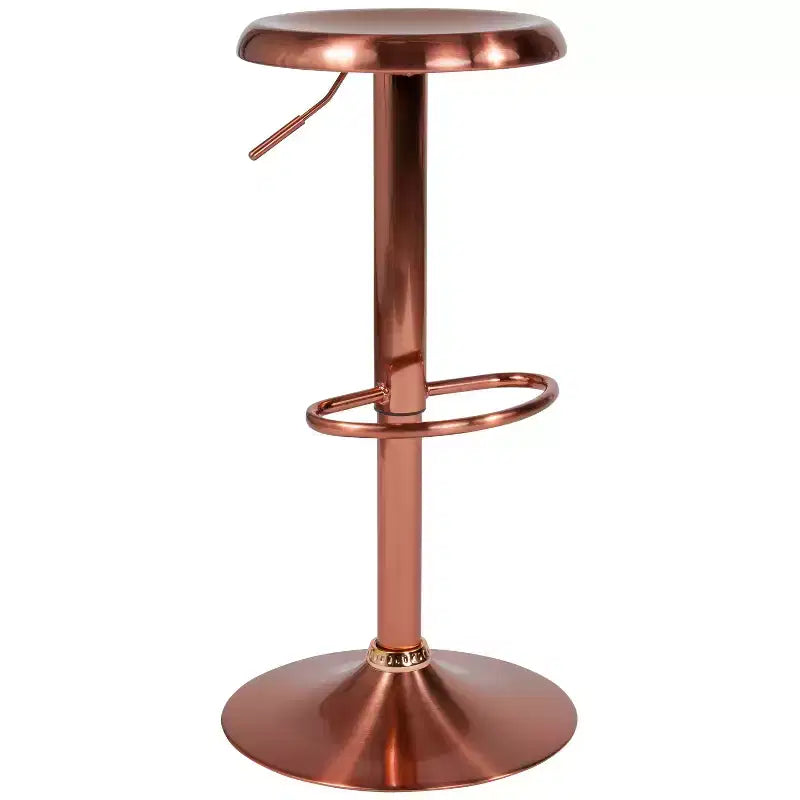 Tabouret de bar rétro Emma et Oliver à hauteur réglable