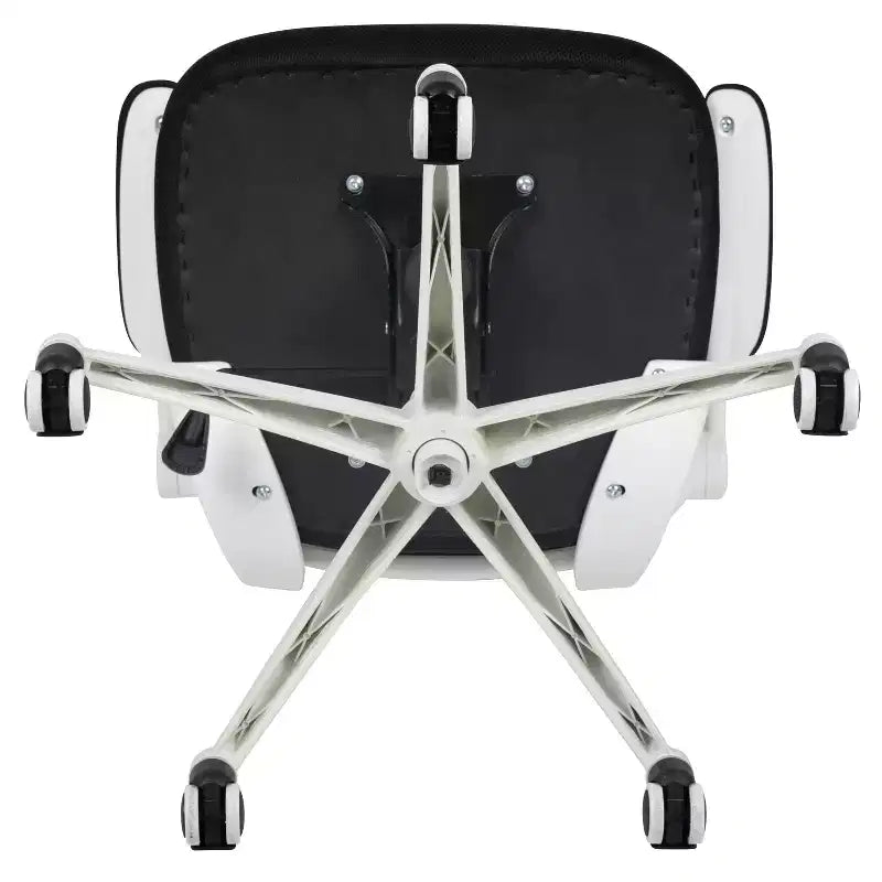 Chaise de bureau ergonomique pivotante en maille Emma et Oliver avec accoudoirs relevables