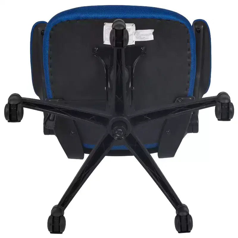 Chaise de bureau ergonomique pivotante en maille Emma et Oliver avec accoudoirs relevables