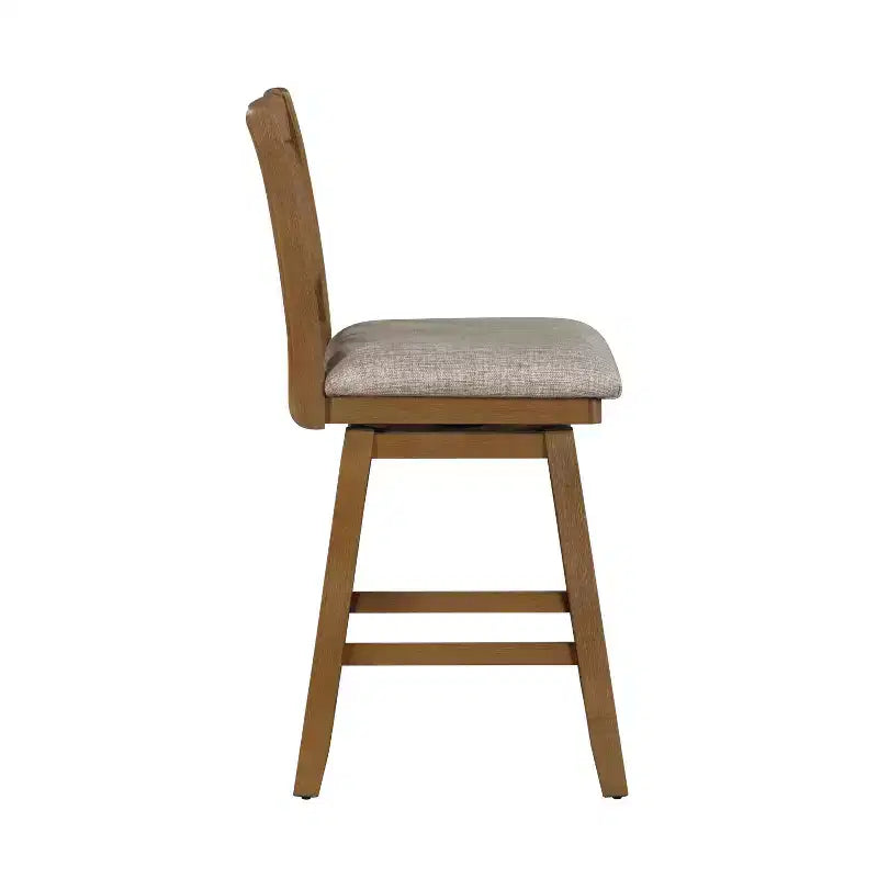 Tabouret de bar pivotant hauteur comptoir Brookline - H2O Furnishings