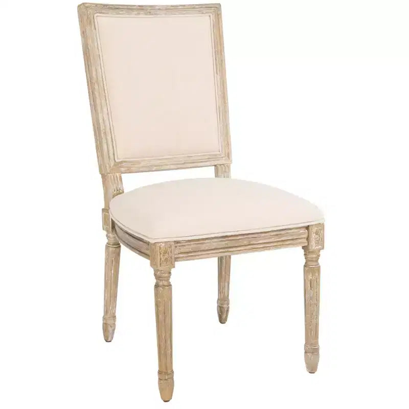 Chaise d'appoint rectangulaire de brasserie française Buchanan 19 H (lot de 2) - FOX6229 - Safavieh Couture