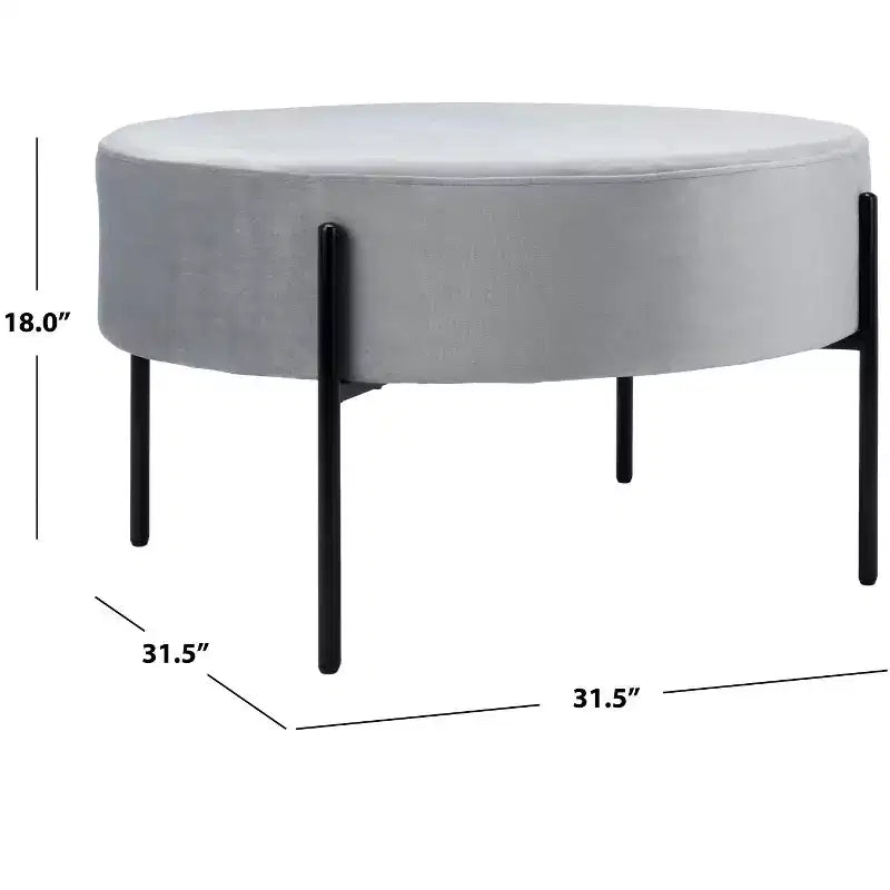 Pouf de cocktail rond Lisbon - OTT6203 - Safavieh