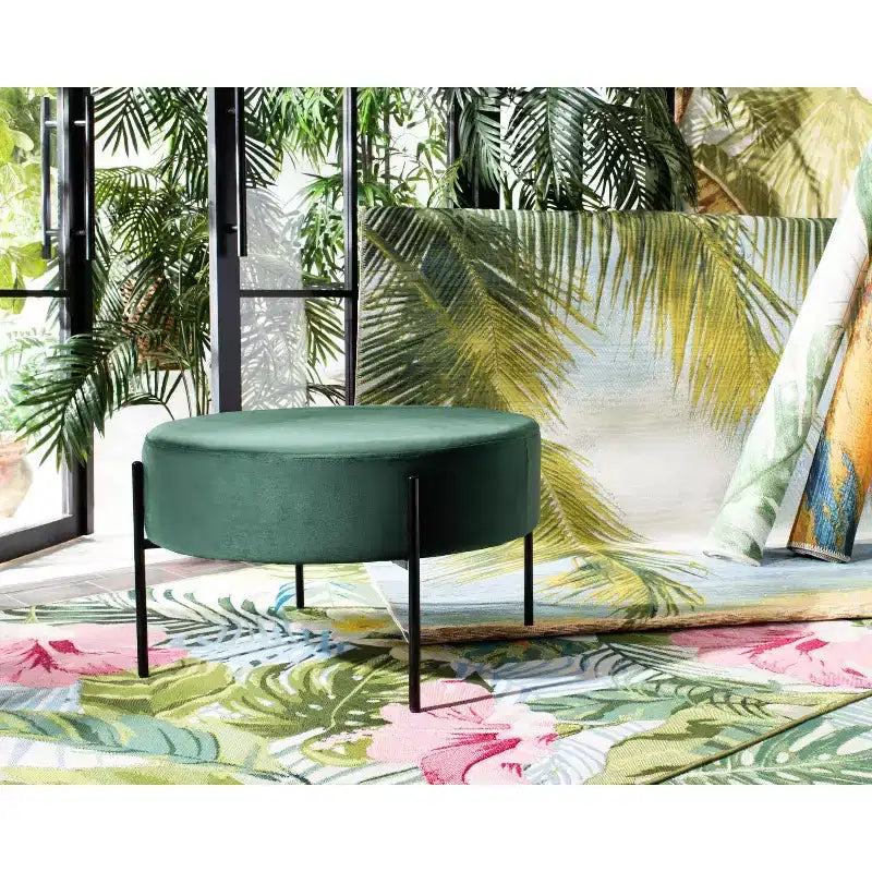 Pouf de cocktail rond Lisbon - OTT6203 - Safavieh