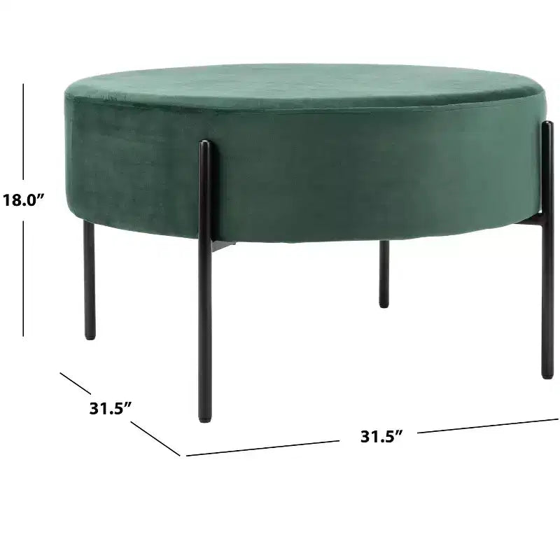 Pouf de cocktail rond Lisbon - OTT6203 - Safavieh