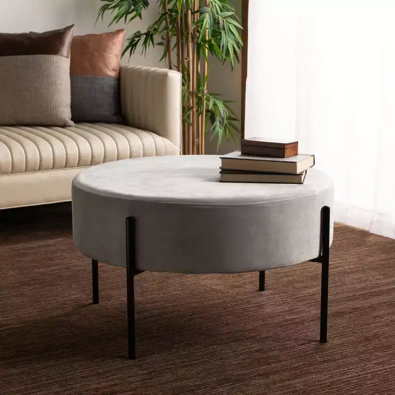 Pouf de cocktail rond Lisbon - OTT6203 - Safavieh