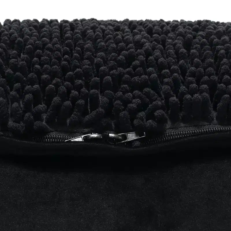 Pouf rond Moloney en chenille microfibre moderne - Christopher Knight Home
