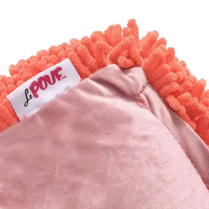 Pouf rond Moloney en chenille microfibre moderne - Christopher Knight Home