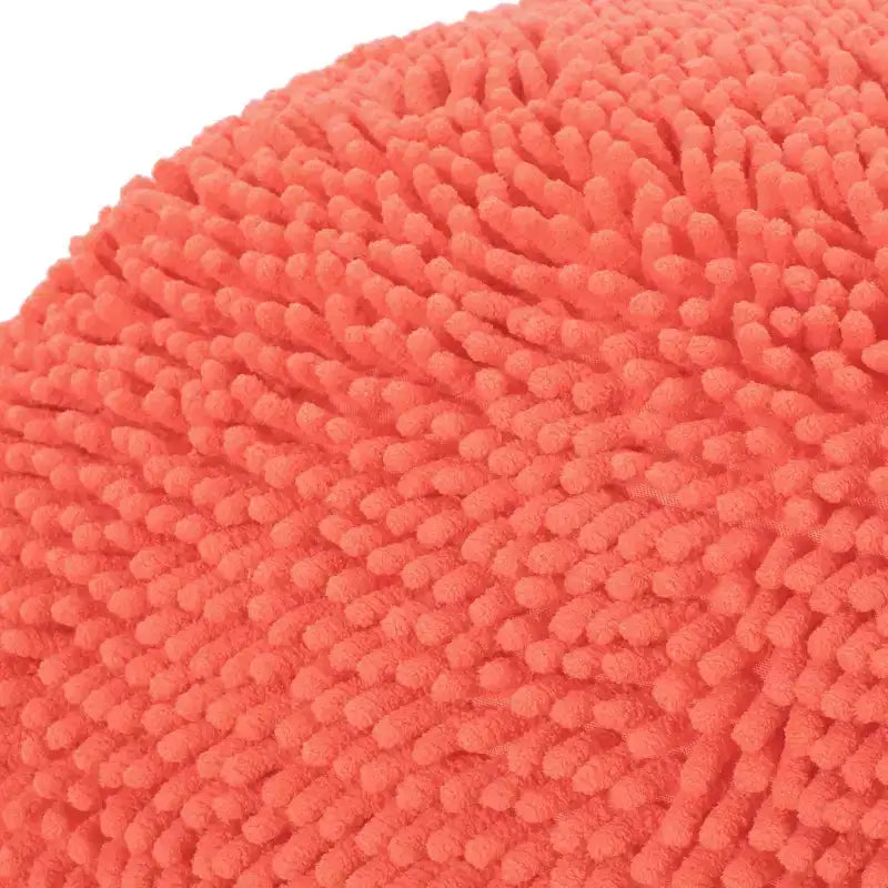 Pouf rond Moloney en chenille microfibre moderne - Christopher Knight Home