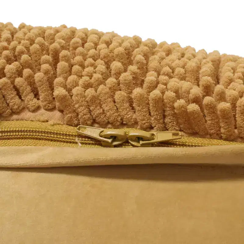 Pouf rond Moloney en chenille microfibre moderne - Christopher Knight Home