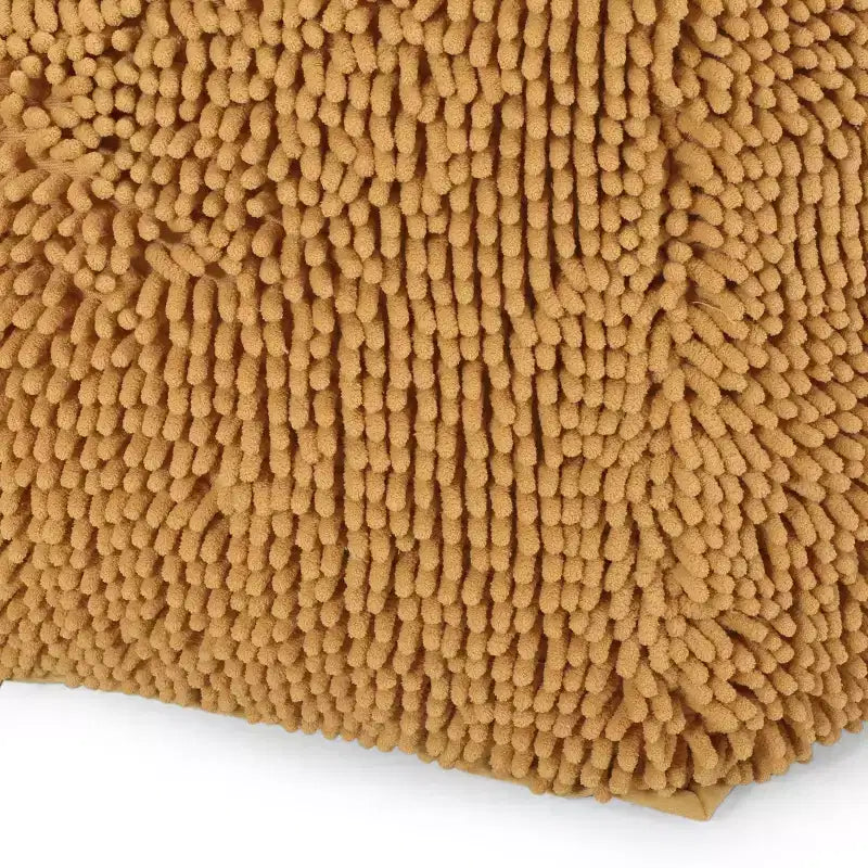 Pouf rond Moloney en chenille microfibre moderne - Christopher Knight Home