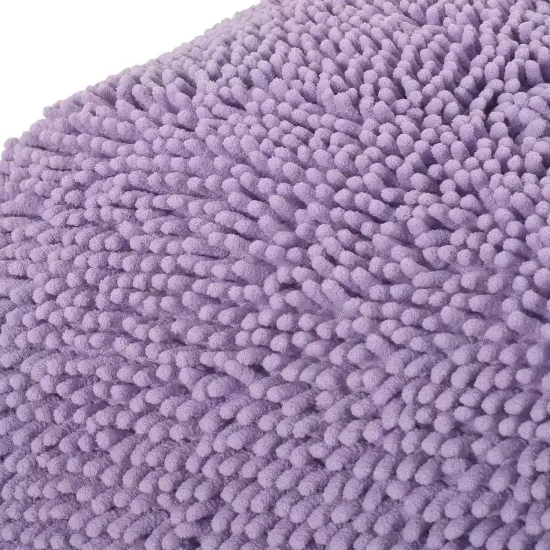 Pouf rond Moloney en chenille microfibre moderne - Christopher Knight Home